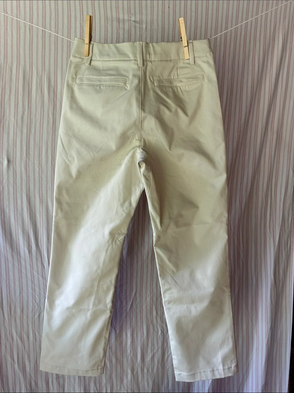 GAP Boys Cream Straight-Leg Chino Pants NWT